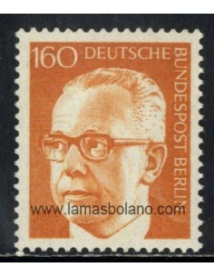 SELLOS ALEMANIA BERLIN 1970-73 - PRESIDENTE G. HEINEMANN - 1 VALOR - CORREO