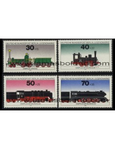 SELLOS ALEMANIA BERLIN 1975 - SOBRETASA PARA LA JUVENTUD - 4 VALORES - CORREO