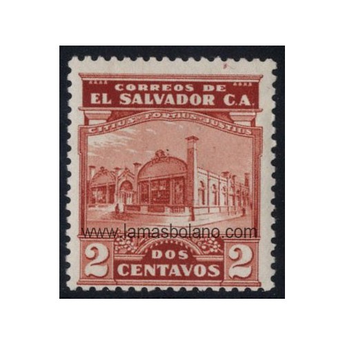 SELLOS DE EL SALVADOR 1924 - GIMNASIO NACIONAL - 1 VALOR - CORREO