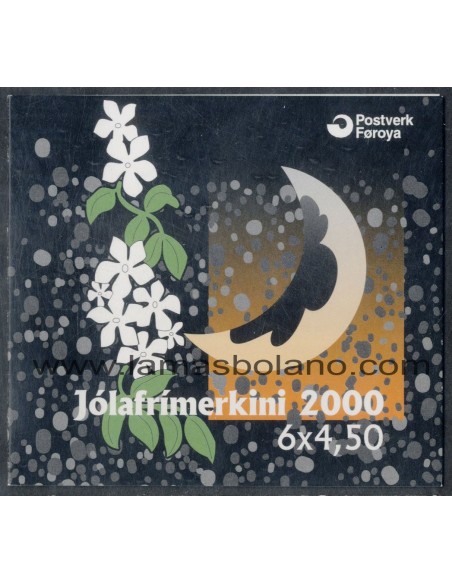 SELLOS FEROE 2000 - NAVIDAD - 2 CARNETS