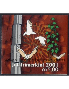 SELLOS FEROE 2001 - NAVIDAD - 2 CARNETS 2