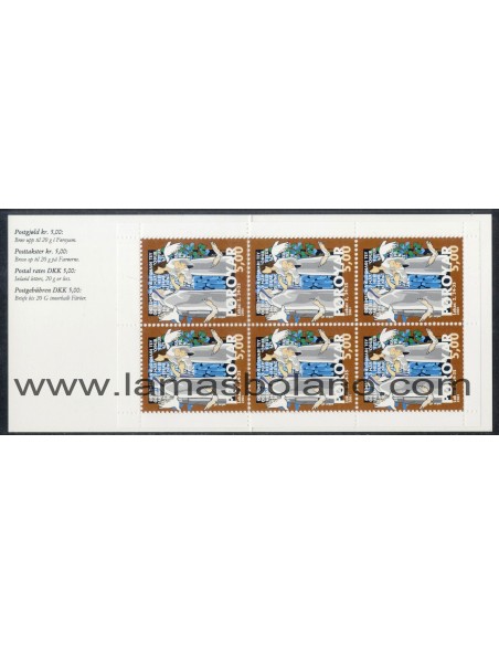 SELLOS FEROE 2001 - NAVIDAD - 2 CARNETS