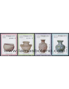 SELLOS FORMOSA 1979 - CERAMICA ANTIGUA CHINA - 4 VALORES - CORREO