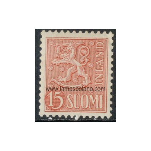 SELLOS FINLANDIA 1954-58 - SERIE CORRIENTE - 1 VALOR - CORREO