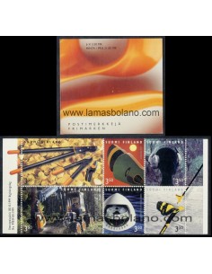 SELLOS FINLANDIA 1999 - EL DISEÑO INDUSTRIAL - CARNET 6 VALORES - CORREO