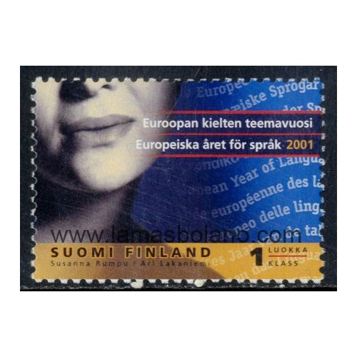 SELLOS FINLANDIA 2001 - AÑO EUROPEO DE LOS IDIOMAS - 1 VALOR - CORREO