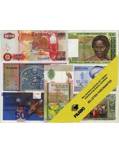 BILLETES MUNDIALES - FASCINANTES - 7 BILLETES DE BANCO NUEVOS