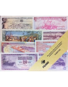 BILLETES MUNDIALES - PUERTOS - 8 BILLETES DE BANCO NUEVOS