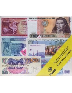 BILLETES MUNDIALES - 75 BILLETES DE BANCO NUEVOS