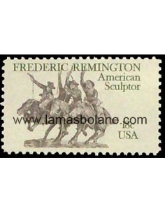 SELLOS ESTADOS UNIDOS 1981 -. FREDERIC REMINGTON - 1 VALOR - CORREO