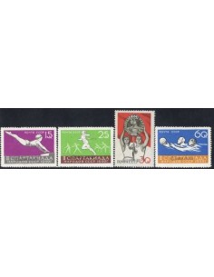 SELLOS RUSIA 1959 - 2ª SPARTAKIADAS SOVIETICAS - 4 VALORES 