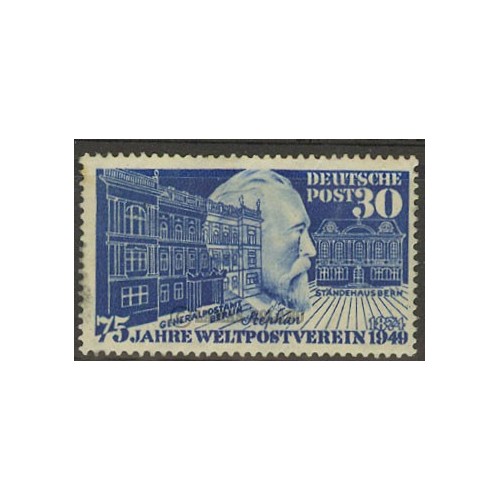 SELLOS ALEMANIA BIZONA 1949 - 75º ANIVERSARIO DE LA U.P.U. - 1 VALOR 