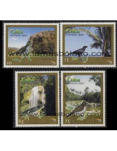 SELLOS CUBA 1997 - PINAR DEL RIO - TURISMO - 4 VALORES - CORREO