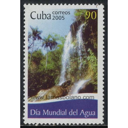 SELLOS CUBA 2005 - DIA MUNDIAL DEL AGUA - 1 VALOR - CORREO