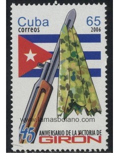 SELLOS CUBA 2006 - VICTORIA PLAYA GIRON 45 ANIVERSARIO - 1 VALOR - CORREO