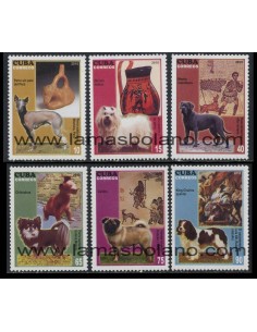 SELLOS CUBA 2010 - PERROS - 6 VALORES - CORREO