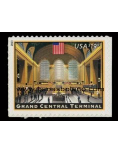 SELLOS ESTADOS UNIDOS 2013 - GRAN TERMINAL CENTRAL DE NEW YORK - 1 VALOR AUTOADHESIVO - CORREO