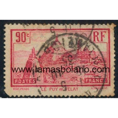 SELLOS FRANCIA 1933 - EL PUY EN VELAY - 1 VALOR MATASELLADO- CORREO