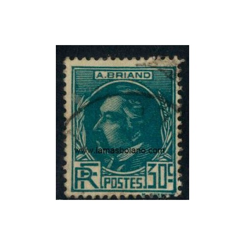 SELLOS FRANCIA 1933 - ARISTIDE BRIAND - 1 VALOR MATASELLADO - CORREO