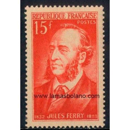 SELLOS FRANCIA 1951 - JULES FERRY - 1 VALOR ** - CORREO