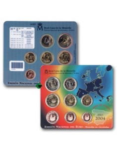 MONEDA ESPAÑA 2004 - EUROSET BU CARTERITA EUROS 2004 (8 MONEDAS) - FNMT