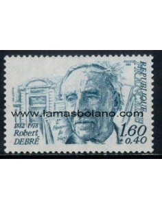 SELLOS FRANCIA 1982 - ROBERT DEBRE - 1 VALOR - CORREO