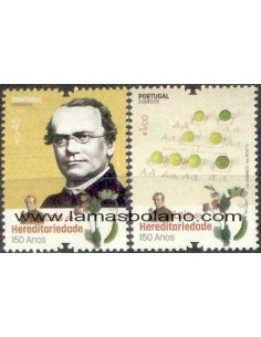 SELLOS PORTUGAL 2015 - LEYES DE HERENCIA - 2 VALORES - CORREO 