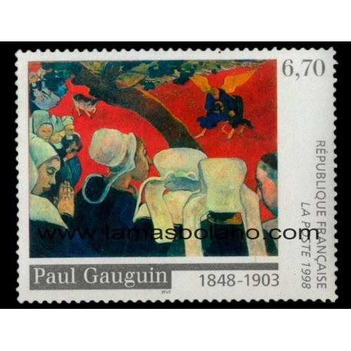 SELLOS FRANCIA 1998 - PAUL GAUGUIN - 1 VALOR - CORREO