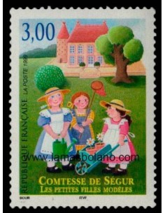 SELLOS FRANCIA 1999 - CONDESA DE SEGUR BICENTENARIO DEL NACIMIENTO - 1 VALOR - CORREO