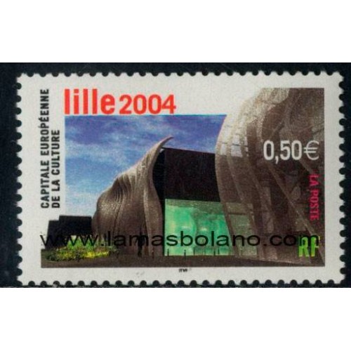 SELLOS FRANCIA 2004 - LILLE CAPITAL EUROPEA DE LA CULTURA 2004 - 1 VALOR - CORREO