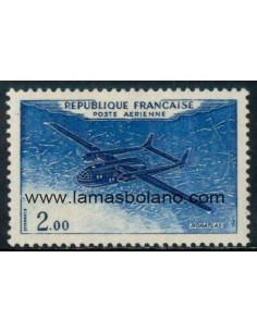 SELLOS FRANCIA 1960-64 - NORD-AVIATION NORATLAS - 1 VALOR ** - AEREO