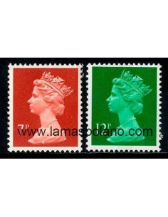 SELLOS INGLATERRA 1984 - SERIE CORRIENTE - 2 VALORES  - CORREO