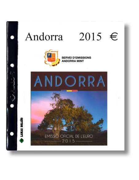 2015 FILABO HOJA ALBUM CARTERA EUROSET ANDORRA