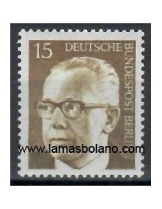 SELLOS ALEMANIA BERLIN 1970-73 - PRESIDENTE G. HEINEMANN - 1 VALOR - CORREO