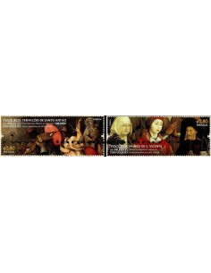 SELLOS PORTUGAL 2016 - TESOROS DE MUSEOS - 2 VALORES - CORREO 