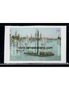 SELLOS ALEMANIA 2017 - BUQUE DE VAPOR DIE WESER - 1 VALOR AUTOADHESIVO - CORREO 