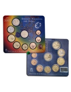 MONEDA ESPAÑA 2007 - EUROSET BU CARTERITA EUROS 2007 (9 MONEDAS)  - FNMT