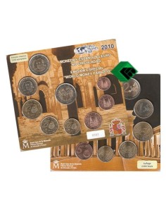 MONEDA ESPAÑA 2010 - EUROSET BU CARTERITA EUROS 2010 BERLIN (9 MONEDAS) - FNMT