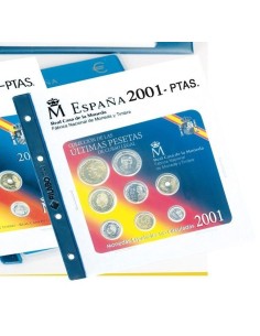 FILABO HOJAS FNMT CARTERITAS ESPAÑA PTAS. 2000/2001 
