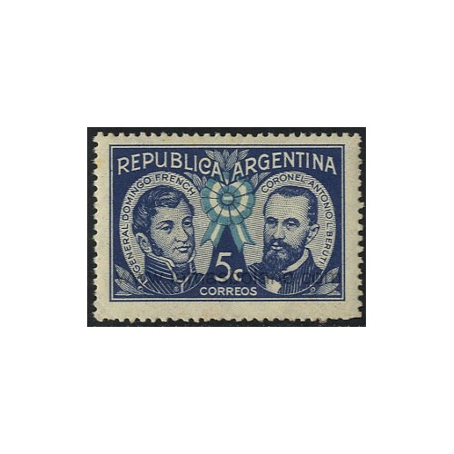 SELLOS DE ARGENTINA 1941 - DOMINGO FRENCH Y A.L. BERUTI - 1 VALOR - CORREO