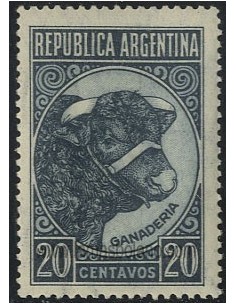 SELLOS DE ARGENTINA 1942 - BUEY - 1 VALOR - CORREO