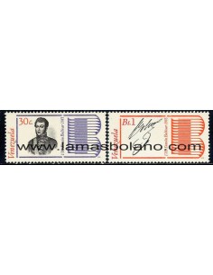 SELLOS VENEZUELA 1979 - SIMON BOLIVAR BICENTENARIO DEL NACIMIENTO - 2 VALORES - CORREO