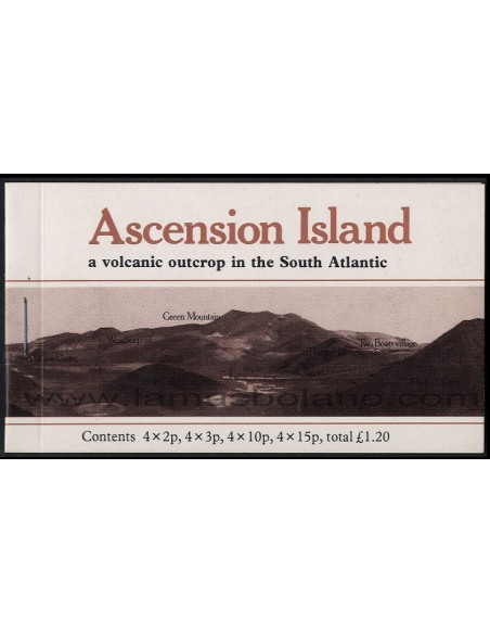 SELLOS DE ASCENSION 1981 - FLORES - CARNET