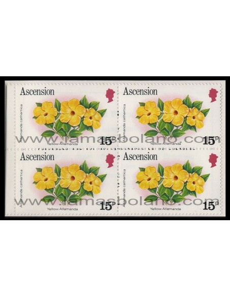 SELLOS DE ASCENSION 1981 - FLORES - CARNET