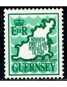 SELLOS GUERNSEY 1989 - SERIE CORRIENTE SELLO PARA CORREO INTERIOR - 1 VALOR - CORREO