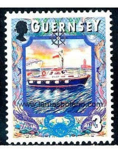 SELLOS GUERNSEY 1999 - PATRIMONIO MARITIMO, BARCO EXPERIMENTAL - 1 VALOR - CORREO