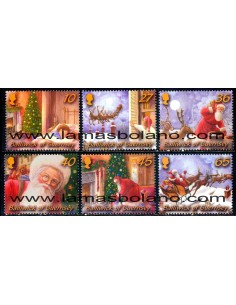 SELLOS GUERNSEY 2003 - NAVIDAD. PAPA NOEL - 6 VALORES - CORREO