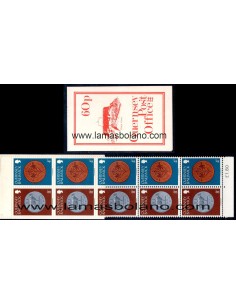 SELLOS GUERNSEY 1981 - SERIE CORRIENTE - 10 VALORES CARNET - CORREO