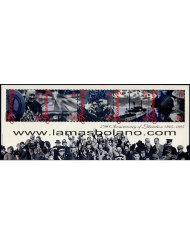 SELLOS GUERNSEY 1995 - 50 ANIVERSARIO DE LA LIBERACION - HOJITA BLOQUE