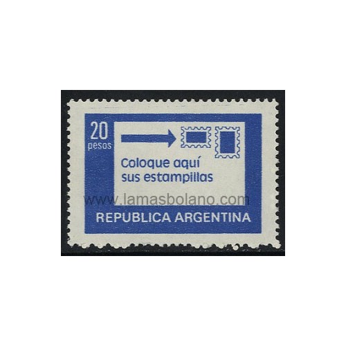 SELLOS DE ARGENTINA 1978 - SLOGAN POSTAL - 1 VALOR - CORREO